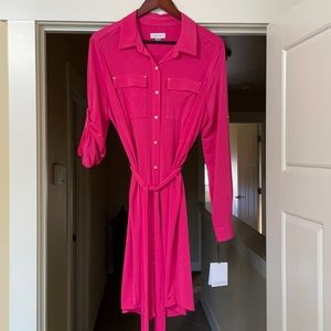 Calvin Klein dress with tie